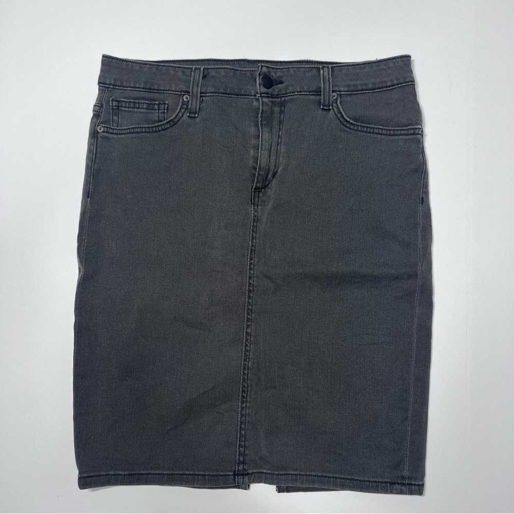 Joe’s Jeans Black Denim Skirt Women’s Size 29 Stretch Pencil Jean Skirt